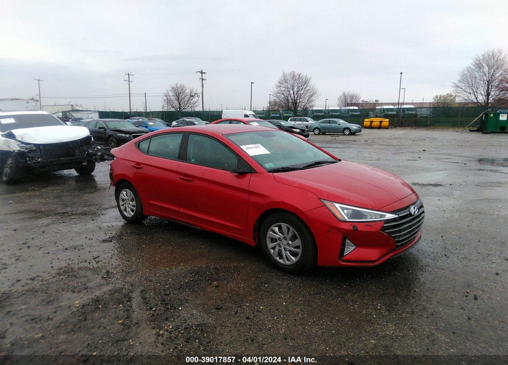2019 HYUNDAI ELANTRA SE VIN: KMHD74LF5KU861931