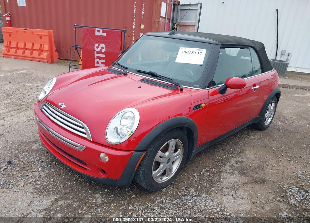2008 MINI COOPER VIN: WMWRF33588TG18725