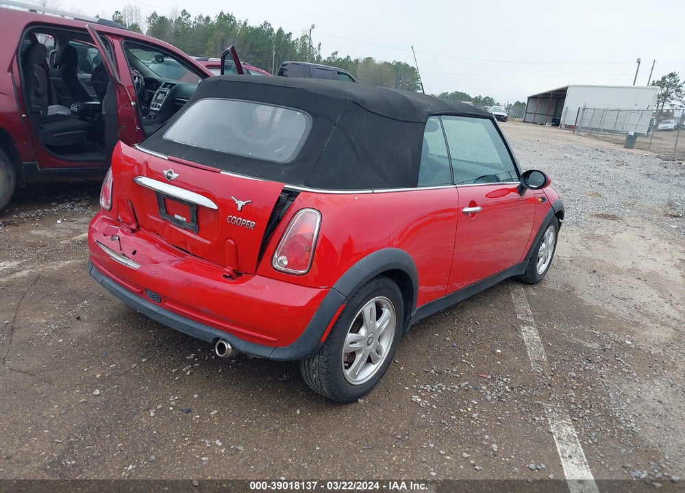 2008 MINI COOPER VIN: WMWRF33588TG18725