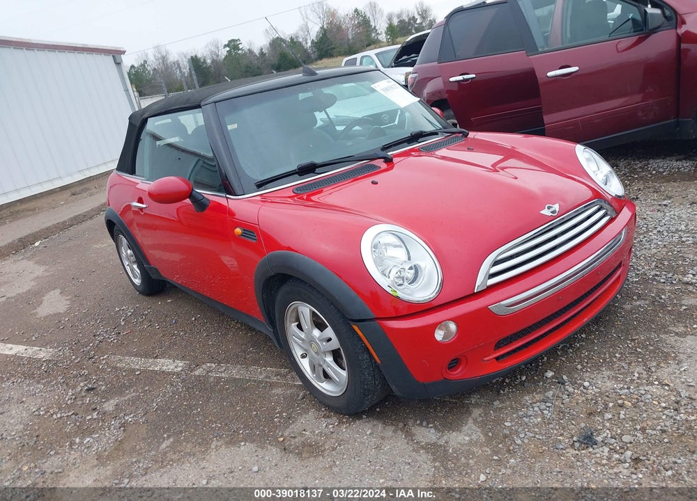 2008 MINI COOPER VIN: WMWRF33588TG18725