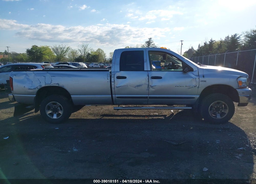 2006 DODGE RAM 2500 SLT/SPORT VIN: 3D7KS28D56G102605