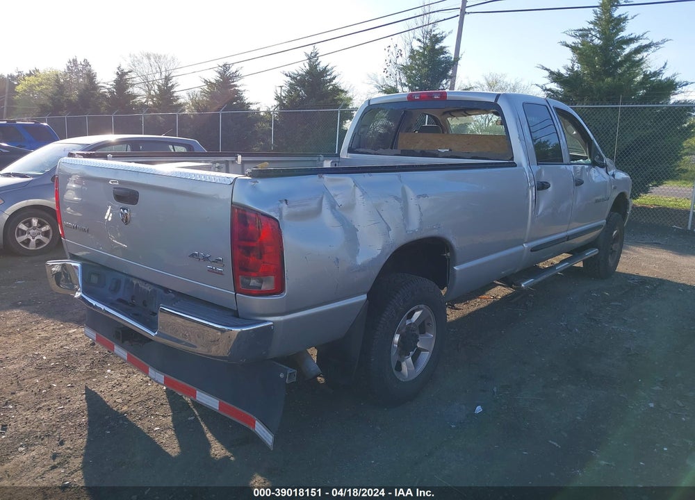 2006 DODGE RAM 2500 SLT/SPORT VIN: 3D7KS28D56G102605