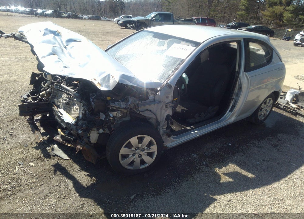 2008 HYUNDAI ACCENT GS VIN: KMHCM36C98U084534