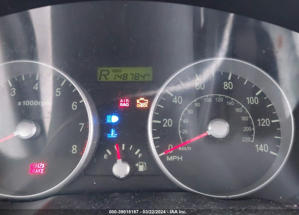 2008 HYUNDAI ACCENT GS VIN: KMHCM36C98U084534