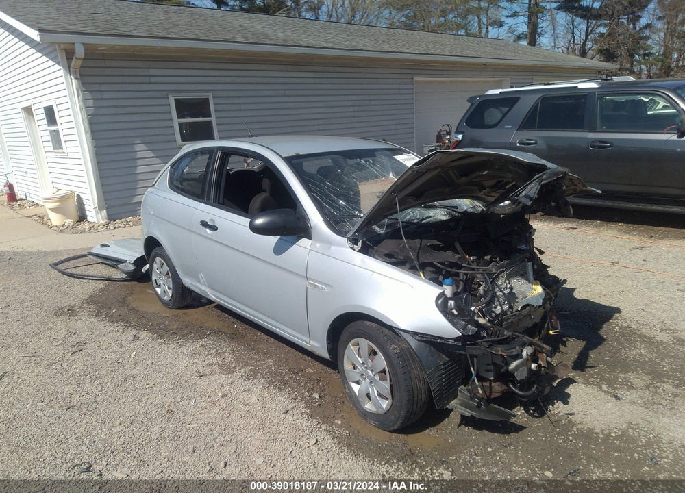 2008 HYUNDAI ACCENT GS VIN: KMHCM36C98U084534