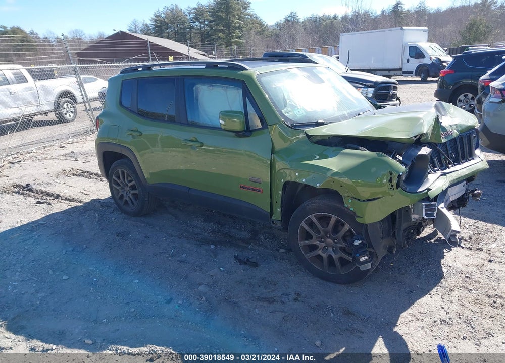 2016 JEEP RENEGADE 75TH ANNIVERSARY VIN: ZACCJBBT2GPE16908