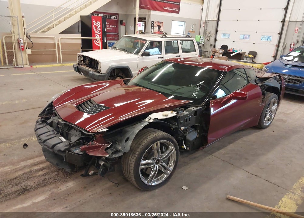 2017 CHEVROLET CORVETTE VIN: 1G1YD2D74H5121406