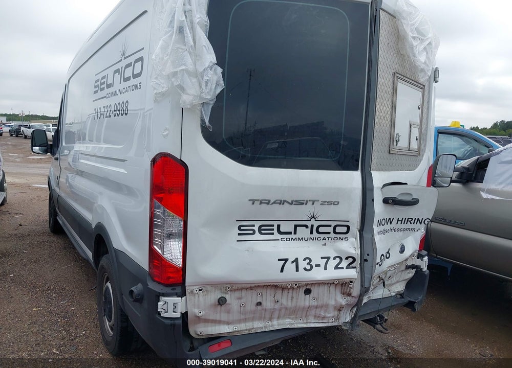 2019 FORD TRANSIT-250 VIN: 1FTYR2CM6KKB07922