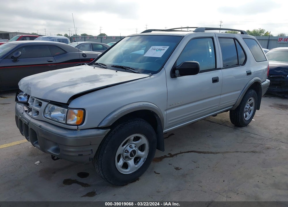 2002 ISUZU RODEO S 2.2L VIN: 4S2CK58DX24300382