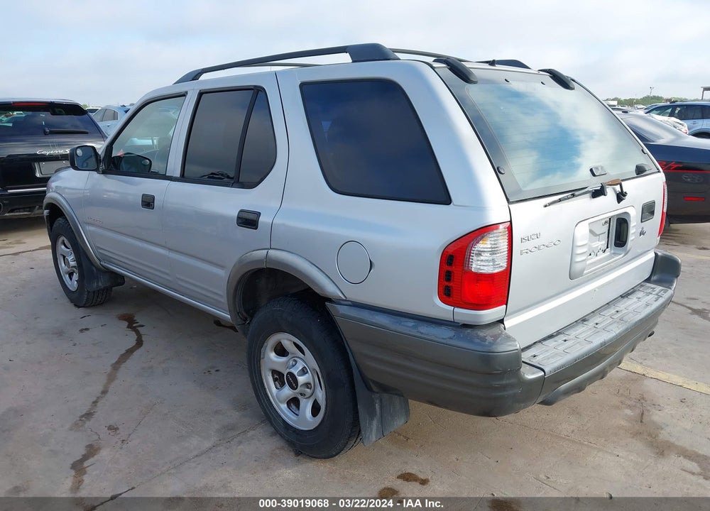 2002 ISUZU RODEO S 2.2L VIN: 4S2CK58DX24300382