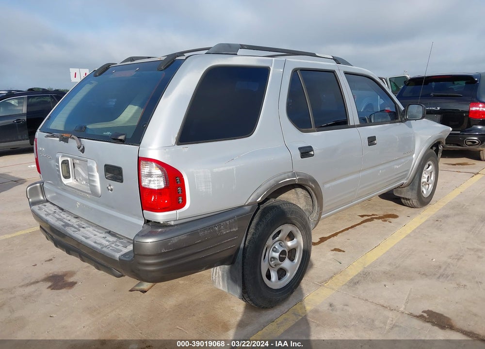 2002 ISUZU RODEO S 2.2L VIN: 4S2CK58DX24300382