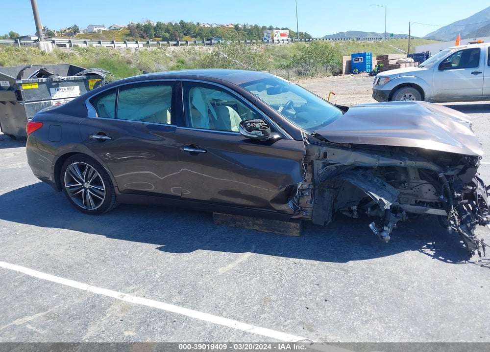 2016 INFINITI Q50 HYBRID VIN: JN1AV7AP8GM490137