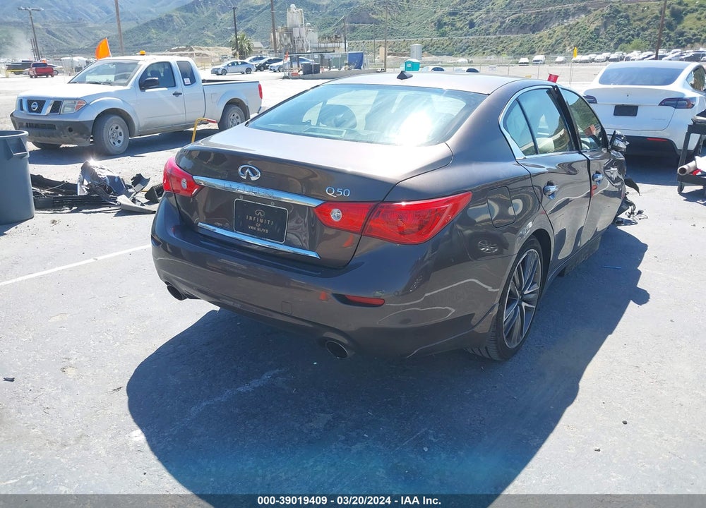2016 INFINITI Q50 HYBRID VIN: JN1AV7AP8GM490137