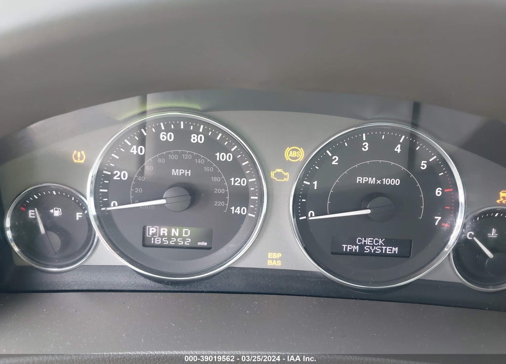 2009 JEEP GRAND CHEROKEE LIMITED VIN: 1J8HR58T39C537244