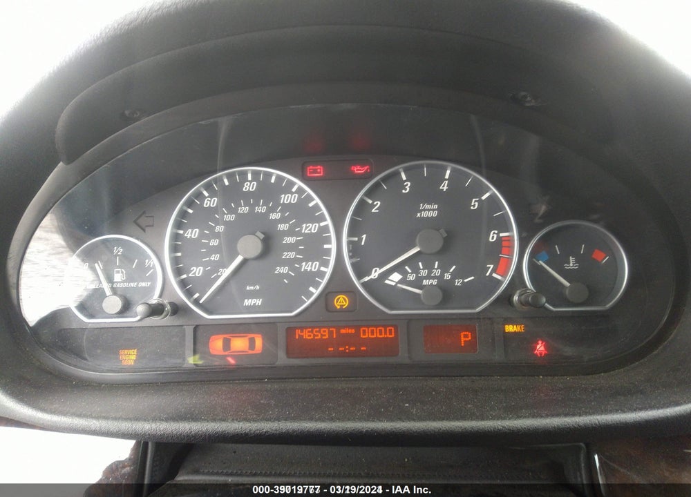 2003 BMW 330CI VIN: WBABS53453JU98089