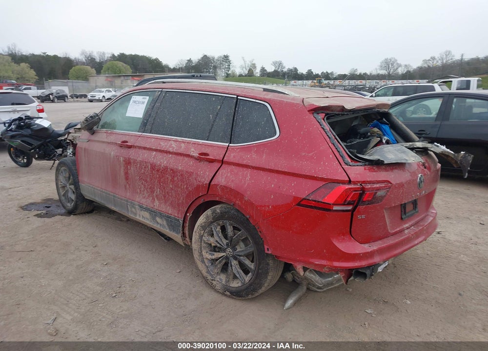 2022 VOLKSWAGEN TIGUAN 2.0T SE VIN: 3VV3B7AX3NM031552