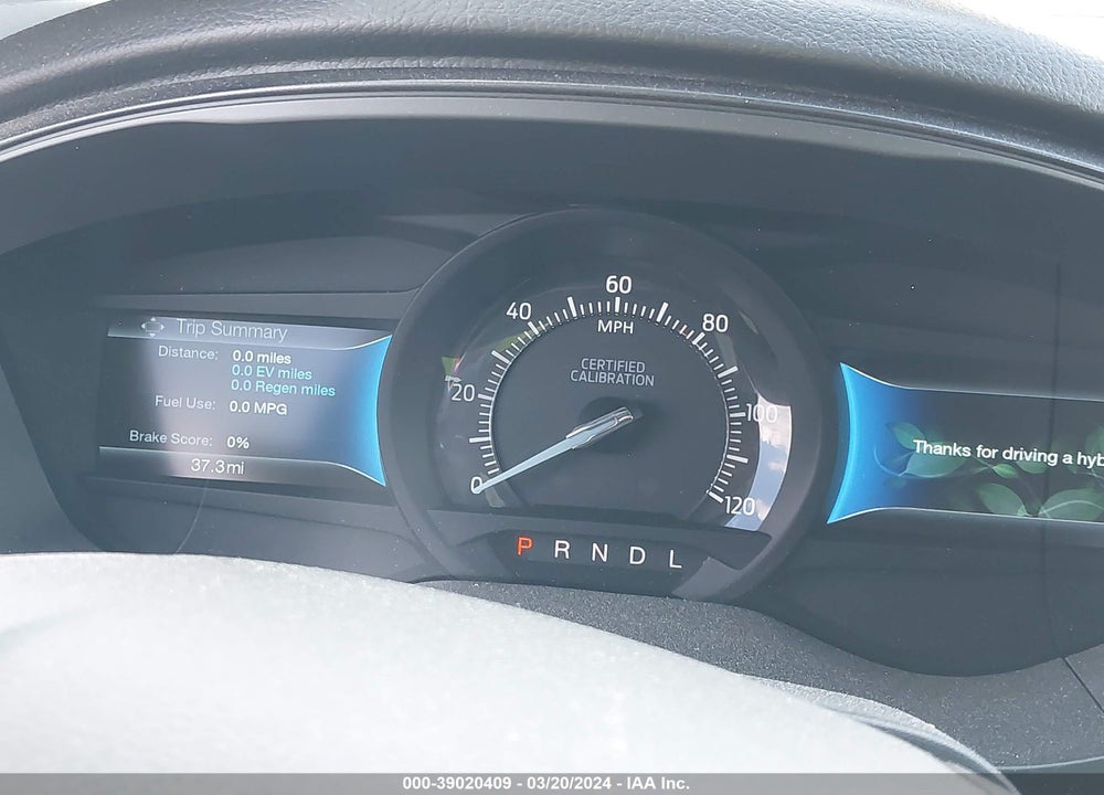 2020 FORD POLICE RESPONDER HYBRID VIN: 3FA6P0AU6LR129359