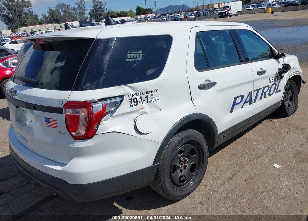 2017 FORD UTILITY POLICE INTERCEPTOR VIN: 1FM5K8AR5HGC34922