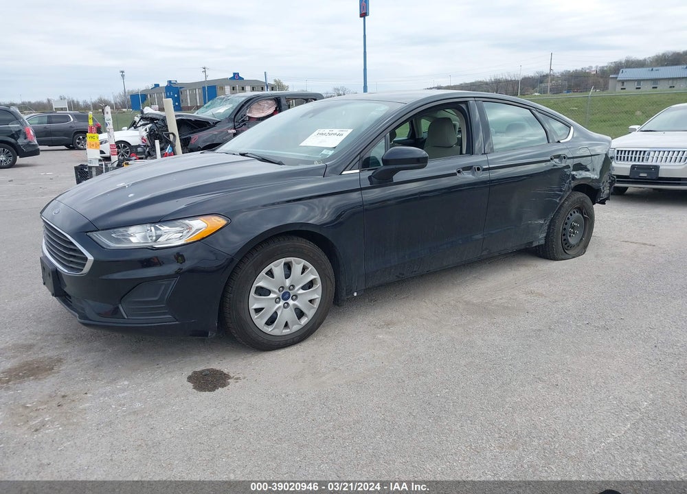 2020 FORD FUSION S VIN: 3FA6P0G71LR247661