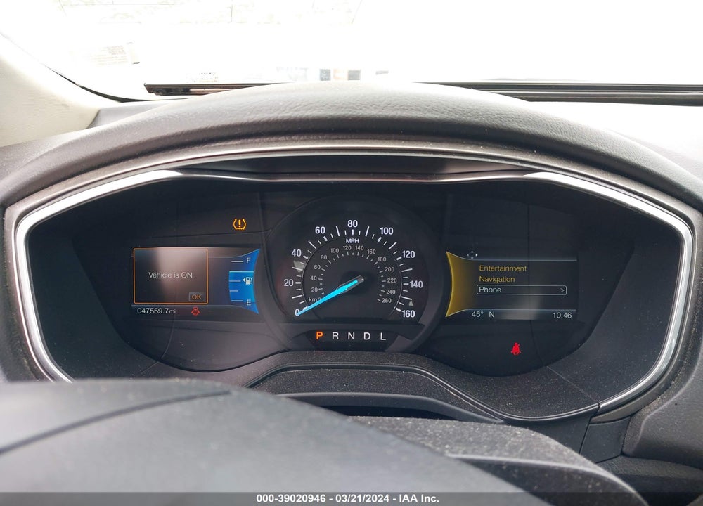 2020 FORD FUSION S VIN: 3FA6P0G71LR247661