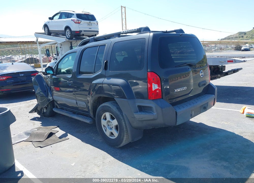 2005 NISSAN XTERRA S VIN: 5N1AN08U05C650414
