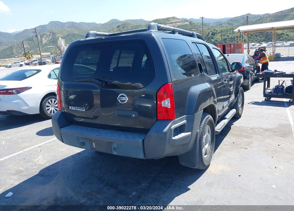 2005 NISSAN XTERRA S VIN: 5N1AN08U05C650414