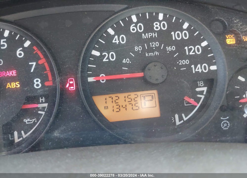 2005 NISSAN XTERRA S VIN: 5N1AN08U05C650414