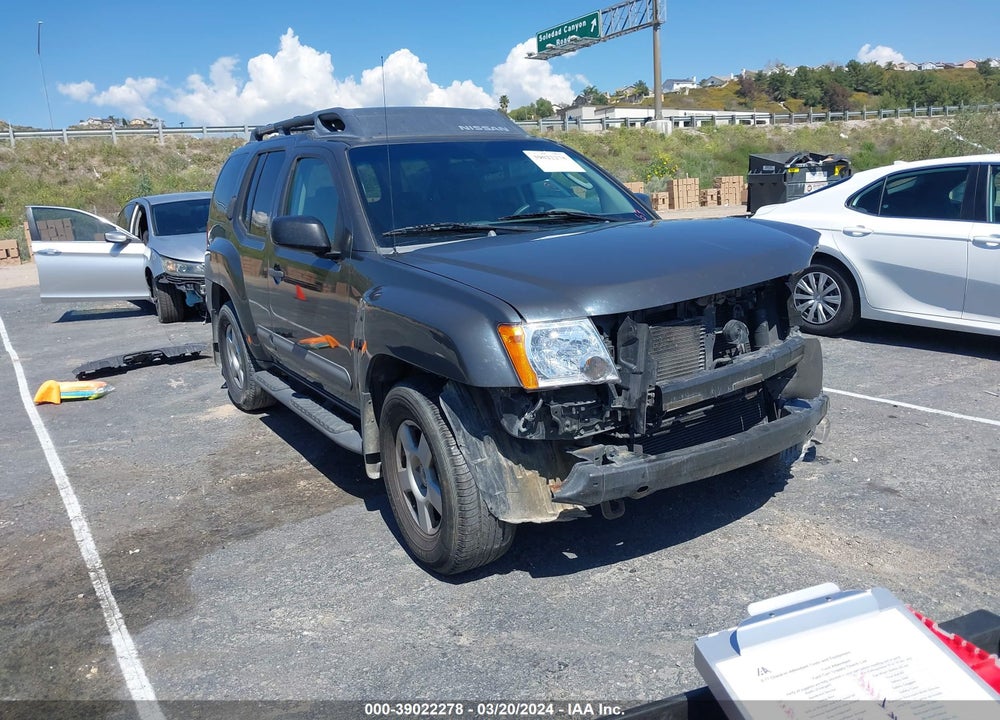 2005 NISSAN XTERRA S VIN: 5N1AN08U05C650414