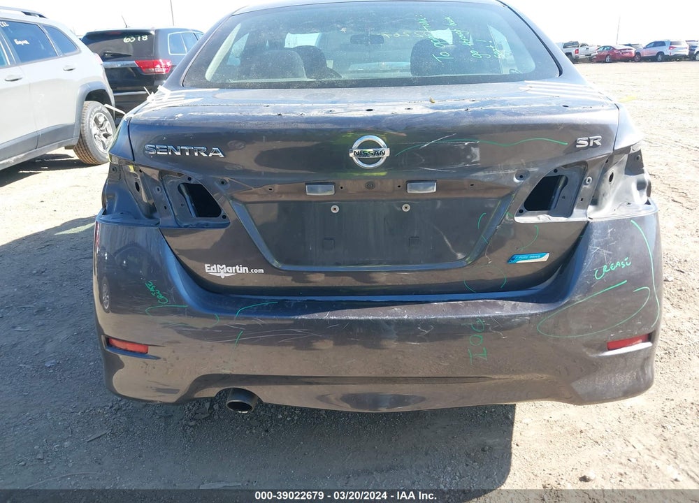 2014 NISSAN SENTRA SR VIN: 3N1AB7AP3EY299423