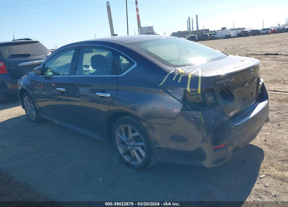2014 NISSAN SENTRA SR VIN: 3N1AB7AP3EY299423