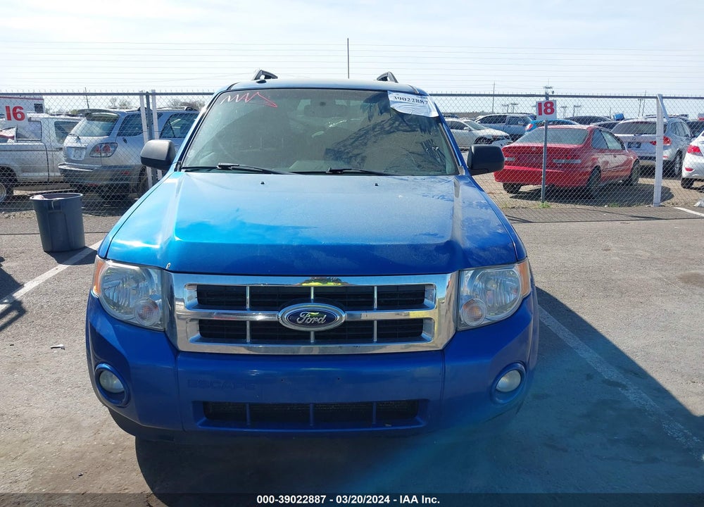 2011 FORD ESCAPE XLT VIN: 1FMCU9D74BKB74492