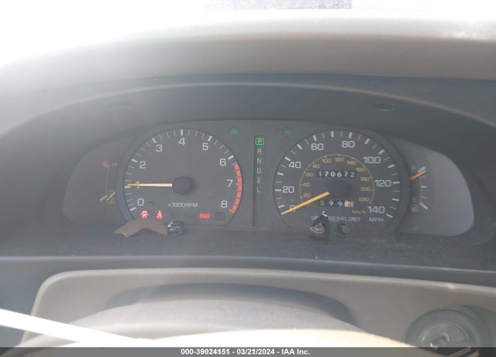 1995 TOYOTA CAMRY LE VIN: JT2SK12E0S0328015