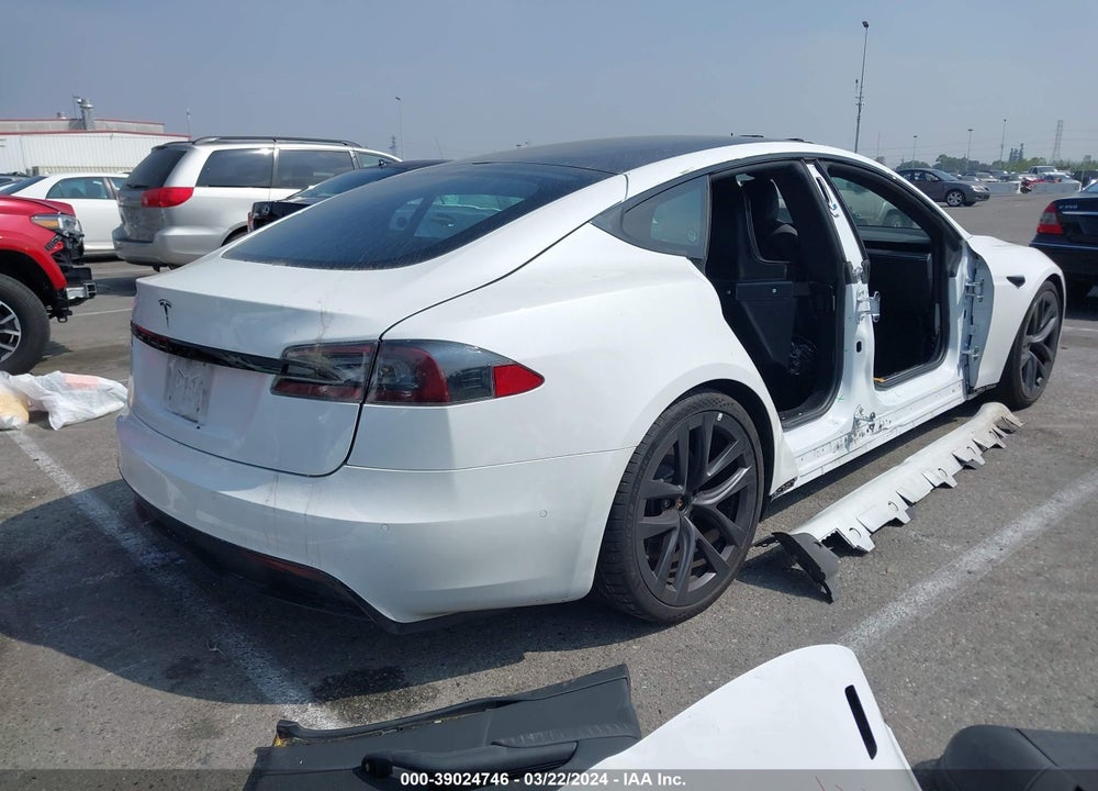 2021 TESLA MODEL S LONG RANGE DUAL MOTOR ALL-WHEEL DRIVE VIN: 5YJSA1E55MF428508