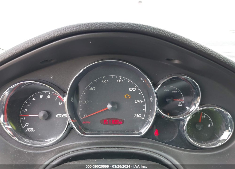 2008 PONTIAC G6 GXP VIN: 1G2ZM577584218939