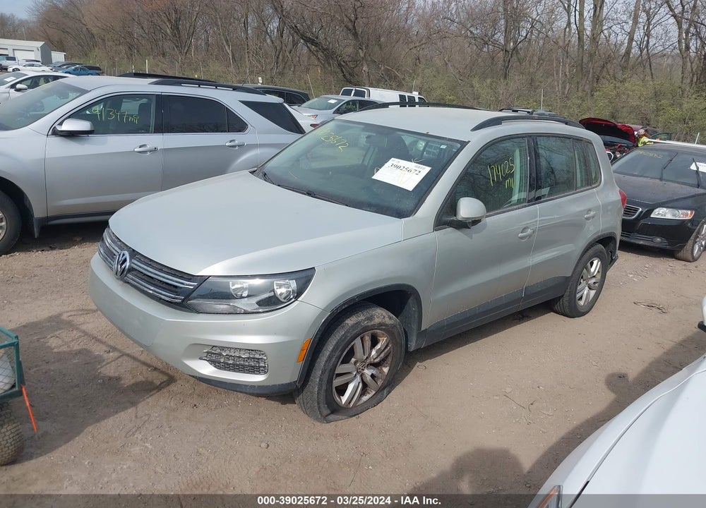 2015 VOLKSWAGEN TIGUAN VIN: WVGAV7AX7FW594842