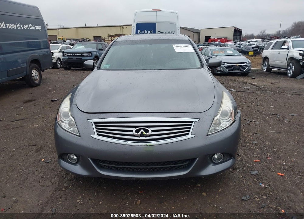 2012 INFINITI G37X VIN: JN1CV6ARXCM976429