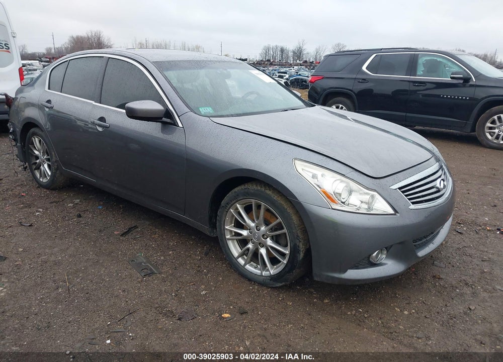 2012 INFINITI G37X VIN: JN1CV6ARXCM976429