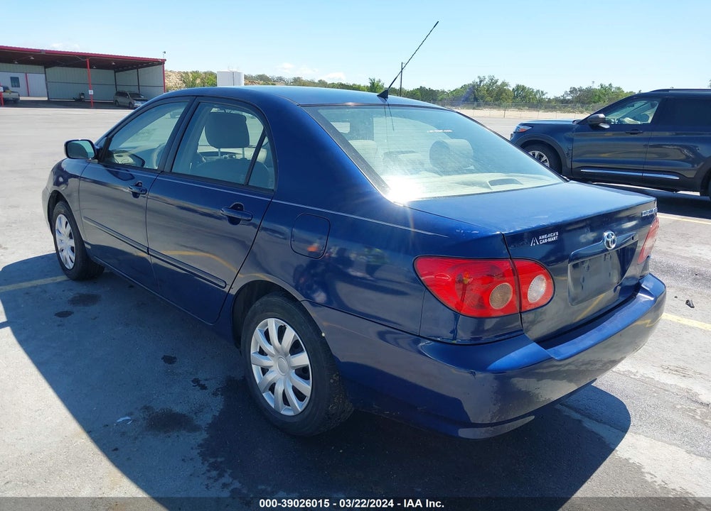 2006 TOYOTA COROLLA LE VIN: JTDBR32E960068055