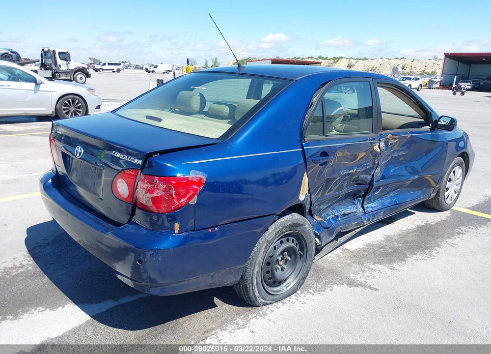 2006 TOYOTA COROLLA LE VIN: JTDBR32E960068055