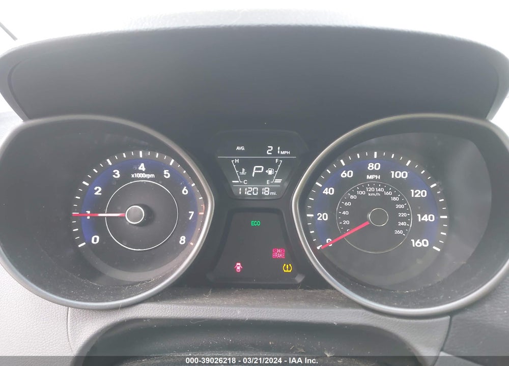 2014 HYUNDAI ELANTRA SE VIN: 5NPDH4AE9EH522616