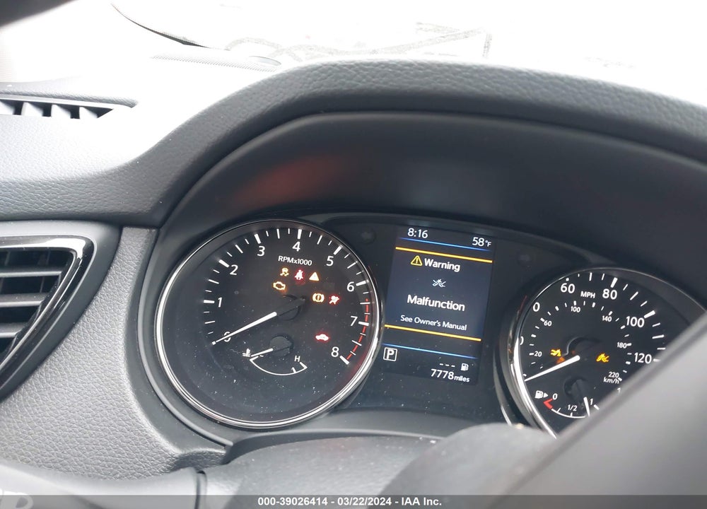 2022 NISSAN ROGUE SPORT SL AWD XTRONIC CVT VIN: JN1BJ1CWXNW490868