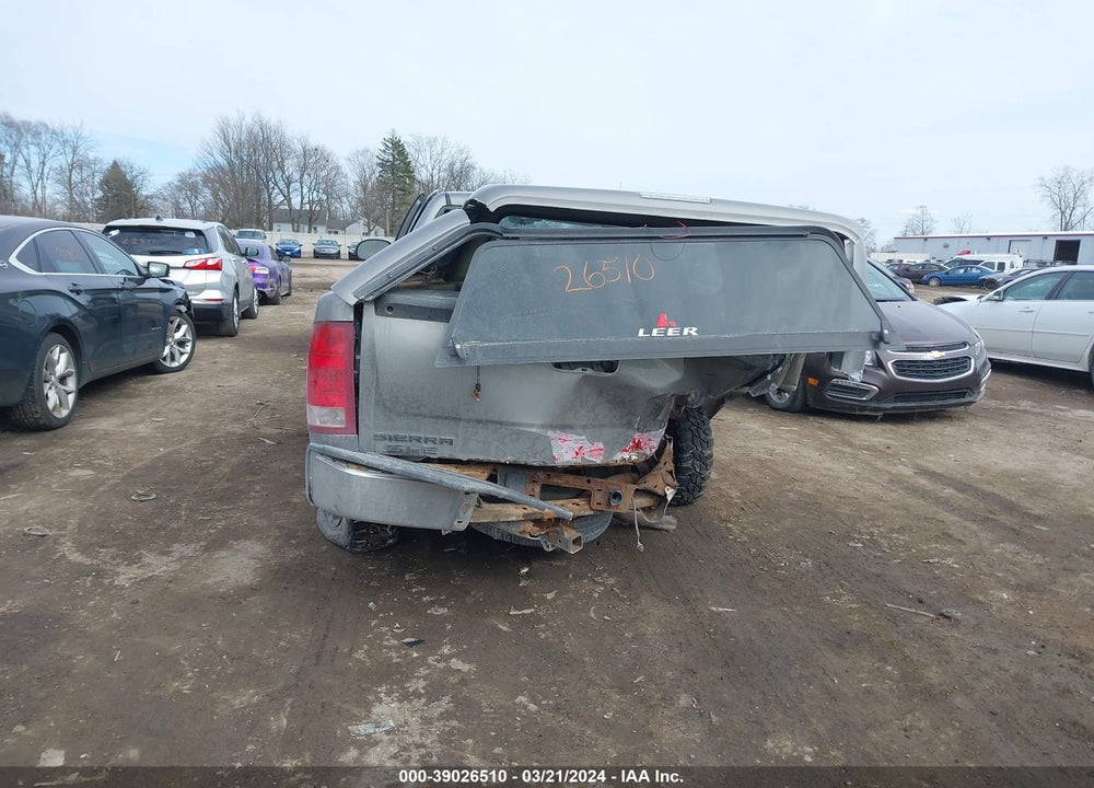 2009 GMC SIERRA 1500 WORK TRUCK VIN: 1GTEK19039Z124829