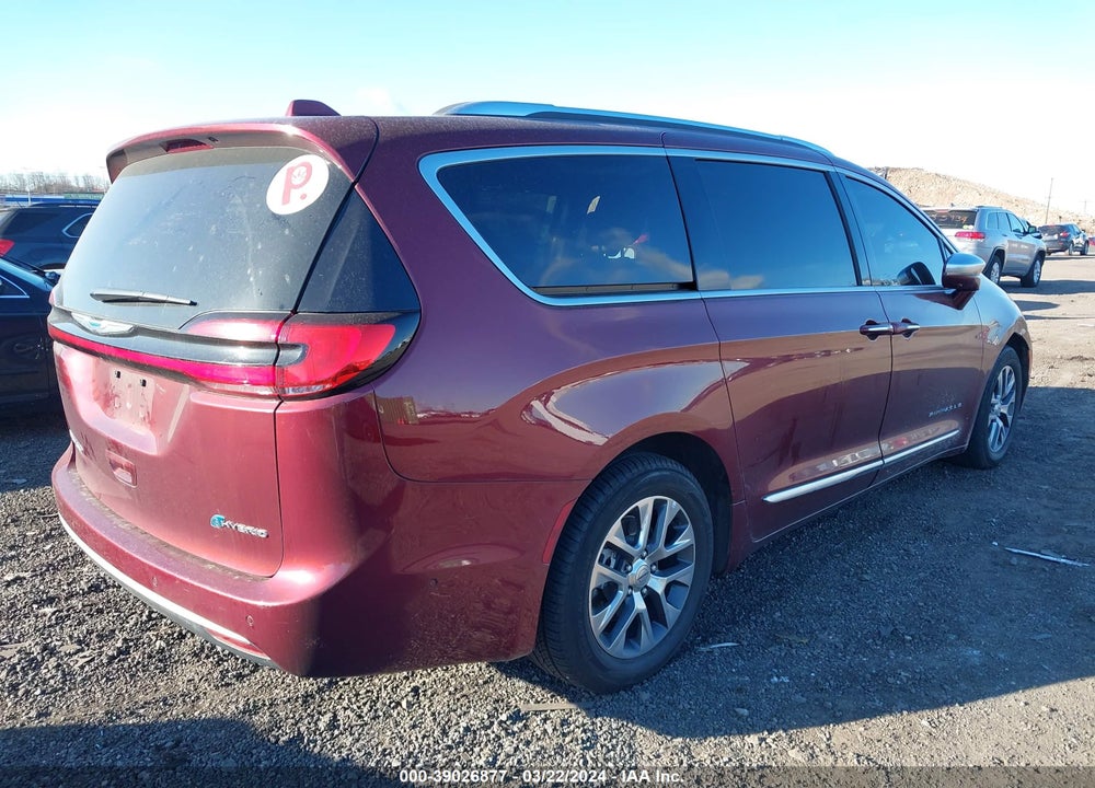 2021 CHRYSLER PACIFICA HYBRID PINNACLE VIN: 2C4RC1N77MR507919