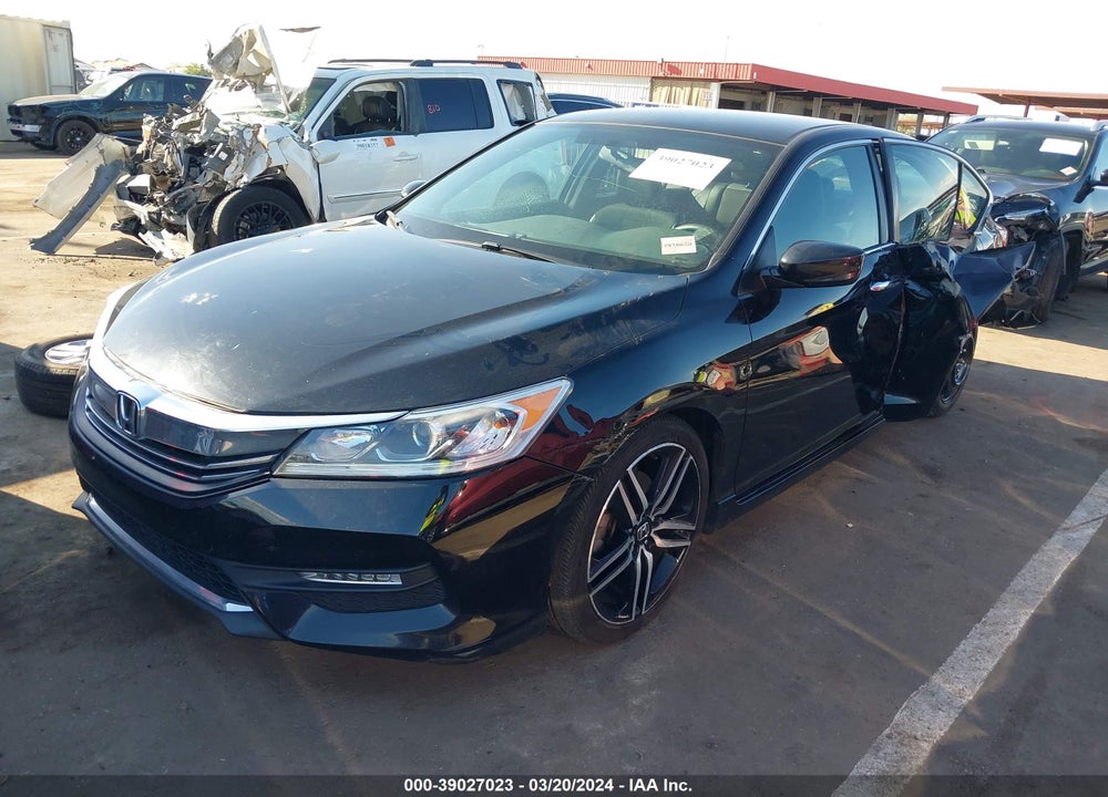 2016 HONDA ACCORD SPORT VIN: 1HGCR2F53GA209093