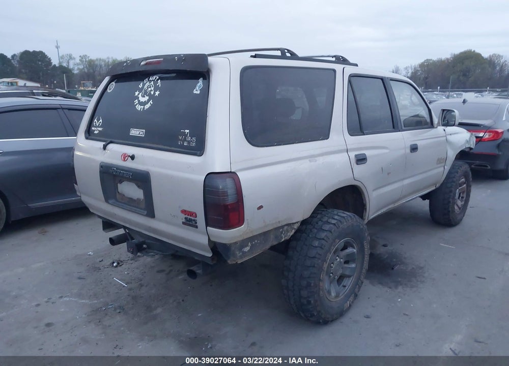 1998 TOYOTA 4RUNNER SR5 V6 VIN: JT3HN86R1W0174178