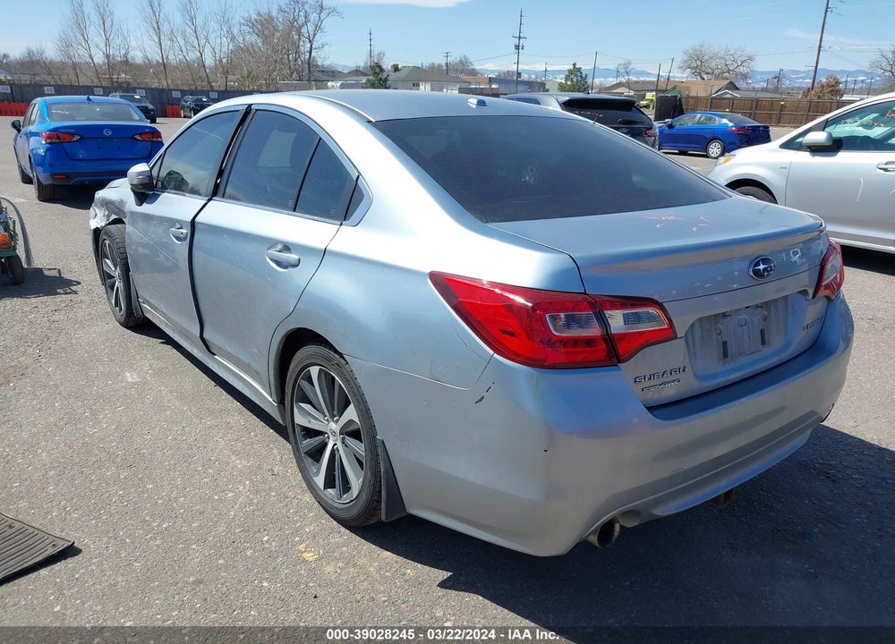 2015 SUBARU LEGACY 2.5I LIMITED VIN: 4S3BNBJ69F3047463
