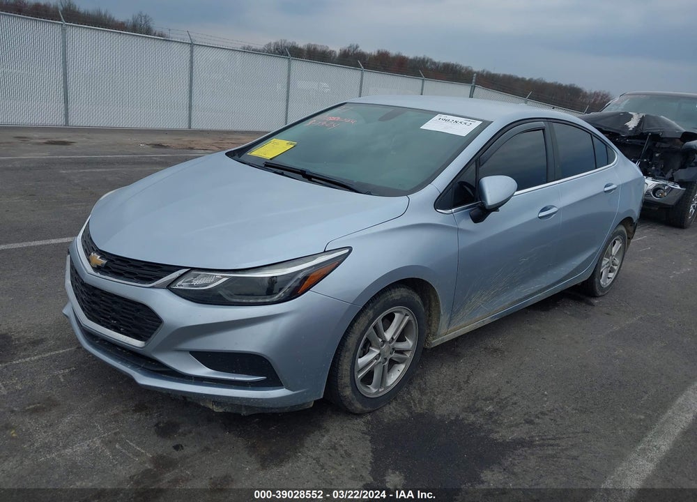 2017 CHEVROLET CRUZE LT AUTO VIN: 1G1BE5SM6H7124910