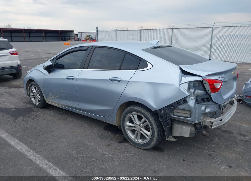 2017 CHEVROLET CRUZE LT AUTO VIN: 1G1BE5SM6H7124910