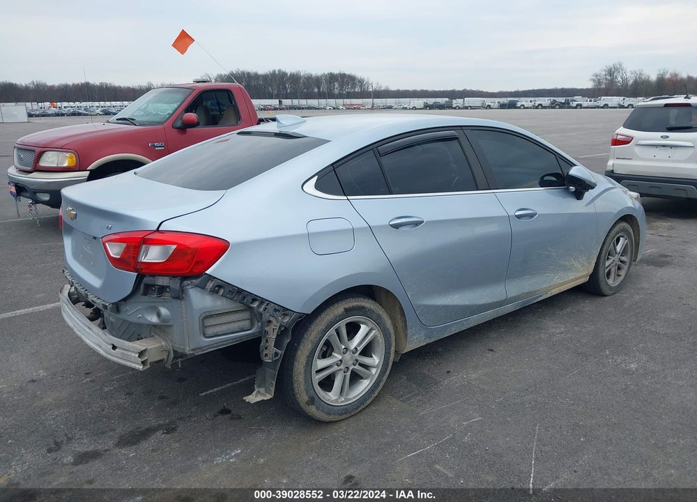 2017 CHEVROLET CRUZE LT AUTO VIN: 1G1BE5SM6H7124910