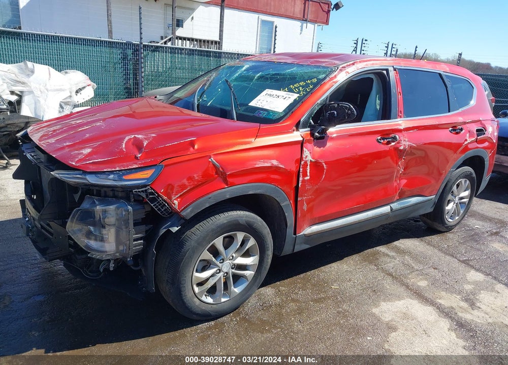2019 HYUNDAI SANTA FE SE VIN: 5NMS2CAD9KH054468